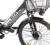 Мощный утилитарный электровелосипед Gelbert ALFA 2 PRO с грузовой корзиной и трансформируемым багажником